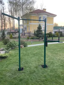 На відкритому повітрі горизонтальний бар з барами преса - фото 66271