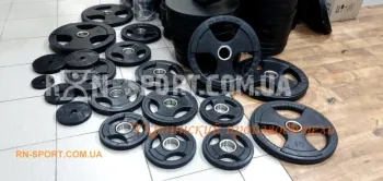 RN-Sport Rod Олімпійський, прогумований 100 кг, Curf 2.2 м - 50 мм RN_OBpro100 - фото 67282
