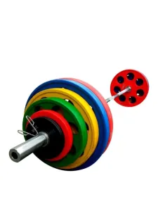 Штанга професійна прогумована на 145 кг RN-Sport - фото 67308