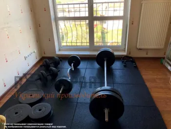 Мега знижка. Дві гантелі Rn 18 кг з покриттям ABS + Espander і мотузки BD-18_2 - фото 67538
