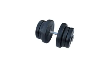 Композитний гантель RN-SPORT 21.5 кг з хром - фото 