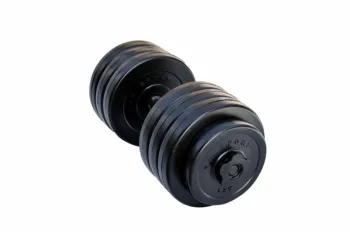 Гантель складається з пластиковим покриттям RN-Sport Long 18 кг long_18 - фото 67660