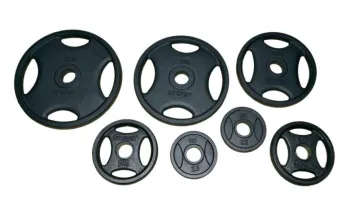 DAMN RN-SPORT 15 кг Ø51 мм для стрижня з Quatro Grip. Чорний (RN_quatro 15-51) - фото 68487
