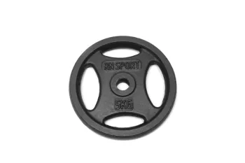 Диск RN-Sport-5 кг для гантелей (стрижнів) з Quatro зчепленням Ø 25 мм RN_quatro 5 - фото 68516