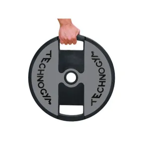 Диск уретановий 20 кг Technogym Urethane Encased Disk 50MM 20KG FD20-NRGM - фото 98369