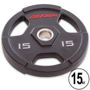 Чорт (диск) Поліуретан D-51 мм фітнес життя 15 кг - фото 