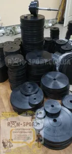Rn -Sport Disk Steel Rubberized 10 кг - 51 мм OB0010 - фото 68697