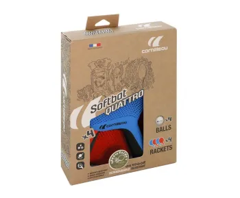 Набір ракеток для настільного тенісу Cornilleau Soft Pack Quattro 455450 - фото 68720