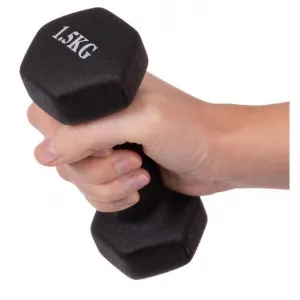 Гантелі для фітнесу з неопреновим покриттям 2 кг Fitnessport VDD-02-2к - фото 68951