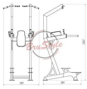 Комбінована машина Brustyle BL118 - фото 75226