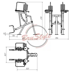 Симулятор тягового симулятора Stannaya Brustyle SG608 - фото 75245