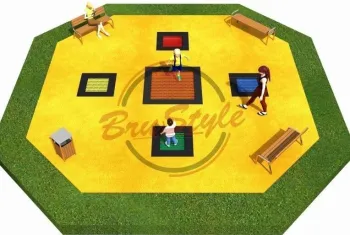Чищення в Батуті 2 × 2 Brustyle Bri076.2 - фото 75252