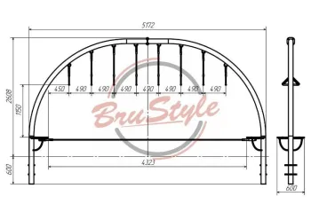 Дитячий гімнастичний комплекс "Brustyle Dio294" - фото 75267