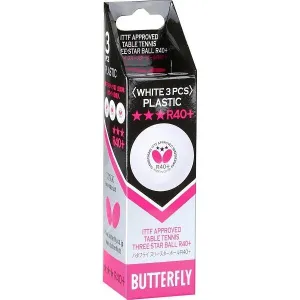 М'ячики Butterfly R40+ 3* кулі (3шт в UE) BBR3 - фото 75945