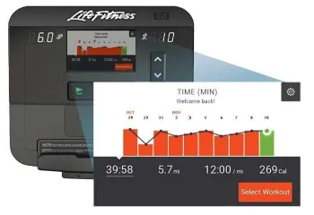 Бігова доріжка Life Fitness Club+ - фото 78755