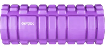Масажний ролик Gymtek для йоги та фітнесу EVA 33*14 см фіолетовий G-66016 - фото 79872