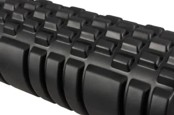 Масажний ролик Gymtek для йоги та фітнесу EVA 33*14 см чорний G-66014 - фото 79874