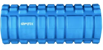 Масажний ролик Gymtek для йоги та фітнесу EVA 33*14 см синій G-66015 - фото 79891