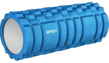 Масажний ролик Gymtek для йоги та фітнесу EVA 33*14 см синій G-66015 - фото 