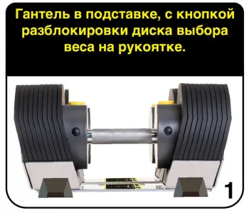 Гантелі зі стійкою MX SELECT MX55 (пара по 25 КГ) - фото 91727