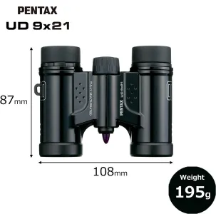 Бінокль Pentax UD 9x21 Black (61811) (930105) - фото 81016