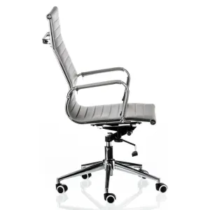 Офісне крісло SPECIAL4YOU SOLANO ARTLEATHER GREY (E4879) - фото 81653