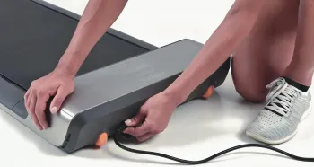 Бігова доріжка для реабілітації Toorx WalkingPad with Mirage Display Mineral Grey - фото 10