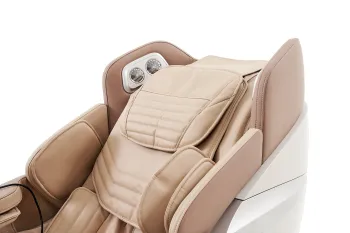 Масажне крісло AlphaSonic III White Khaki - фото 82178