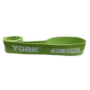 Резинка для фітнесу York 30-65 кг - 2080x65x4,5 мм, салатовий - фото 85172