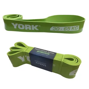 Резинка для фітнесу York 30-65 кг - 2080x65x4,5 мм, салатовий - фото 85176