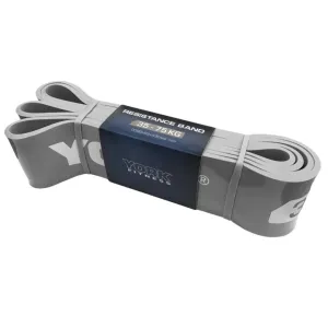 Резинка для фітнесу York 35-75 кг - 2080x85x4,5 мм, сірий - фото 85183