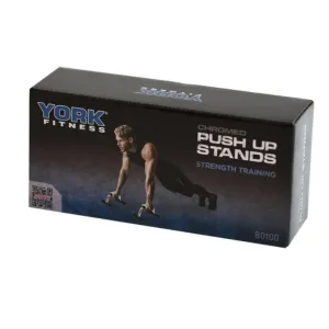 Упори для віджимань York Fitness (пара), хром Y-80100 - фото 85467