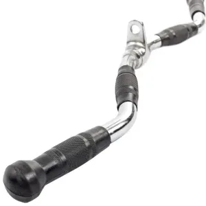 Ручка для верхньої тяги York Fitness 70см W-подібна з гумовими рукоятками, хром Y-36156 - фото 85518