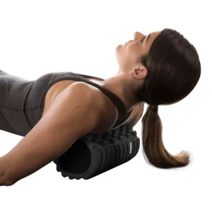 Масажний ролик для йоги та фітнесу York Fitness EVA 33,6 х 14,4см чорний - фото 85664