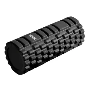 Масажний ролик для йоги та фітнесу York Fitness EVA 33,6 х 14,4см чорний - фото 