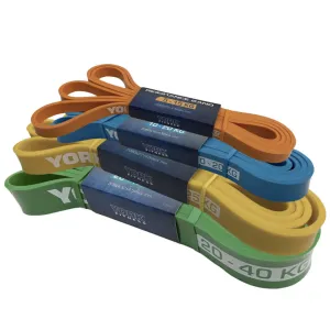 Набір резинок для фітнесу York Fitness 4 шт (5 - 40 кг) Y-80508 - фото 85692