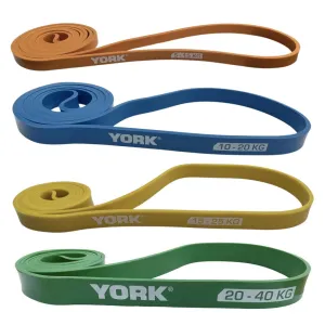 Набір резинок для фітнесу York Fitness 4 шт (5 - 40 кг) Y-80508 - фото 
