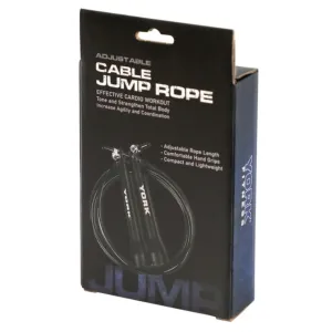 Скакалка York Fitness Cable з алюмінієвими ручками - фото 85725