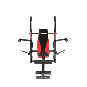 Лавка для жиму York Fitness ASPIRE 220 з стійкою для штанги та партою Скотта Y-43220 - фото 85747