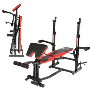 Лавка для жиму York Fitness ASPIRE 220 з стійкою для штанги та партою Скотта Y-43220 - фото 85749