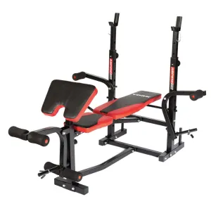 Лавка для жиму York Fitness ASPIRE 220 з стійкою для штанги та партою Скотта Y-43220 - фото 