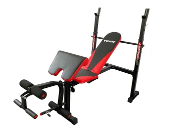 Лавка для жиму York Fitness ASPIRE 320 з стійкою для штанги та партою Скотта Y-43320 - фото 85752
