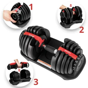 Гантель розбірна регульована Gymtek 2,5-24 кг, G-66882 - фото 85914
