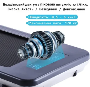 Бігова доріжка OMA Fitness 1010EB Ultra Slim - фото 86186