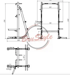 Силова рама BruStyle BL117 - фото 86235