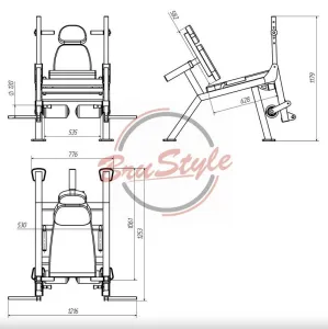 Розгинач стегна реабілітаційний Brustyle КЗС021 - фото 86285