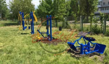 Вуличний тренажер гіперекстензія подвійна SG120.1 - фото 86348