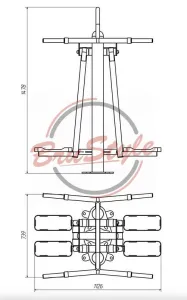 Тренажер для м’язів стегна SG140 - фото 86373