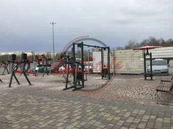 Вуличний тренажер “Кросовер” з комбінованим станком SG155.1 - фото 86399