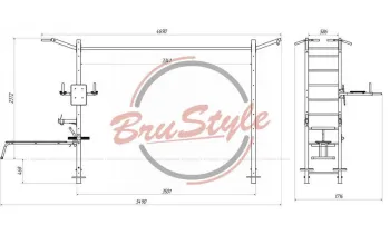 Універсальний тренажер з рукоходом BruStyle SG201.1 - фото 86755